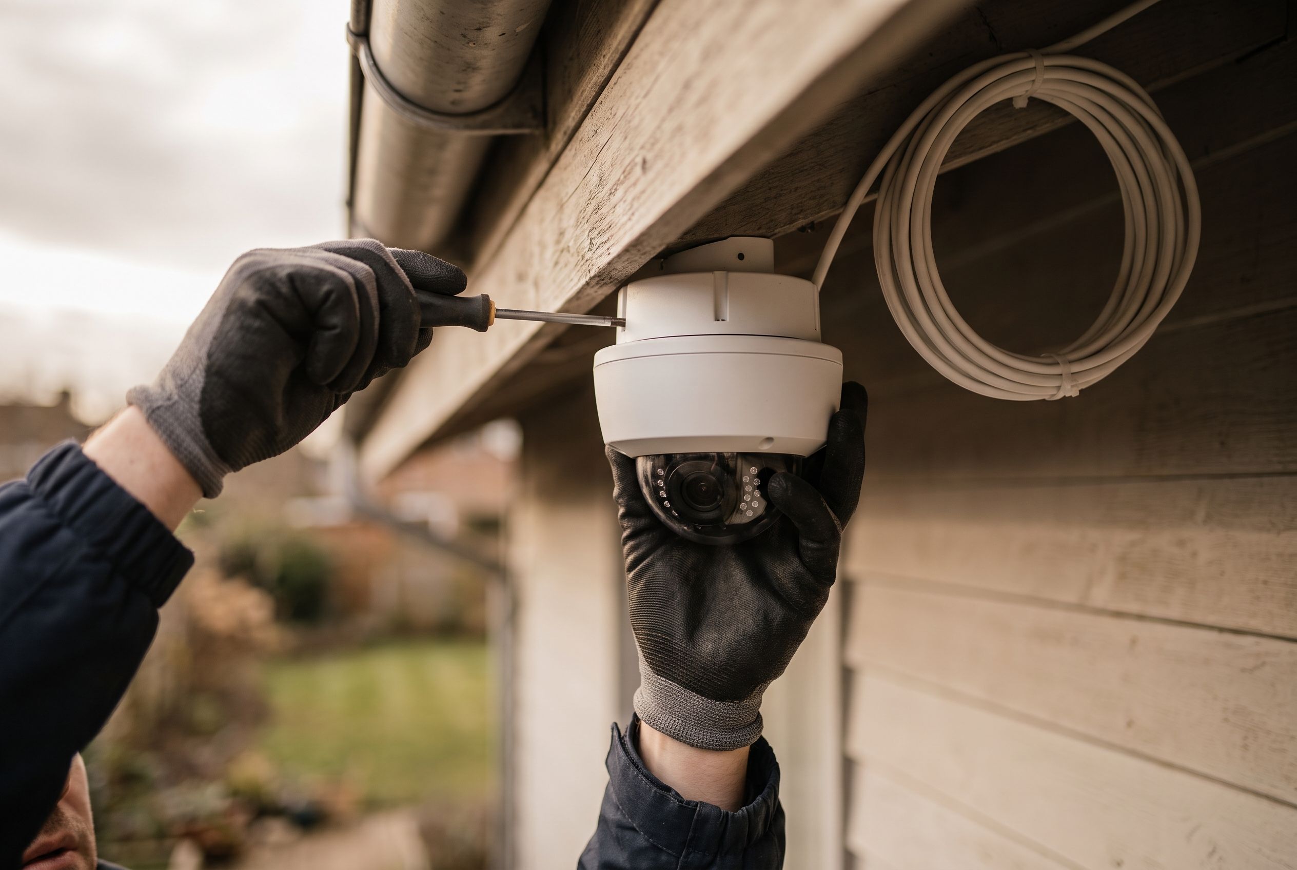 Sparky Bros cctv & security work